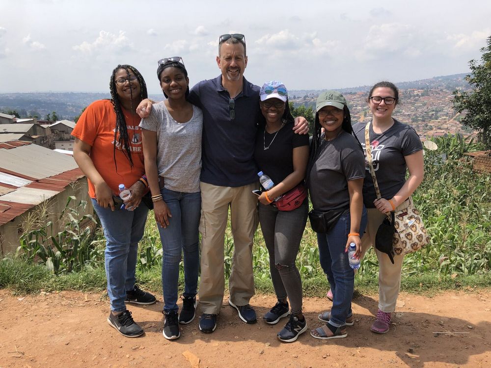 When Professor Kahn was in Rwanda together with his students
