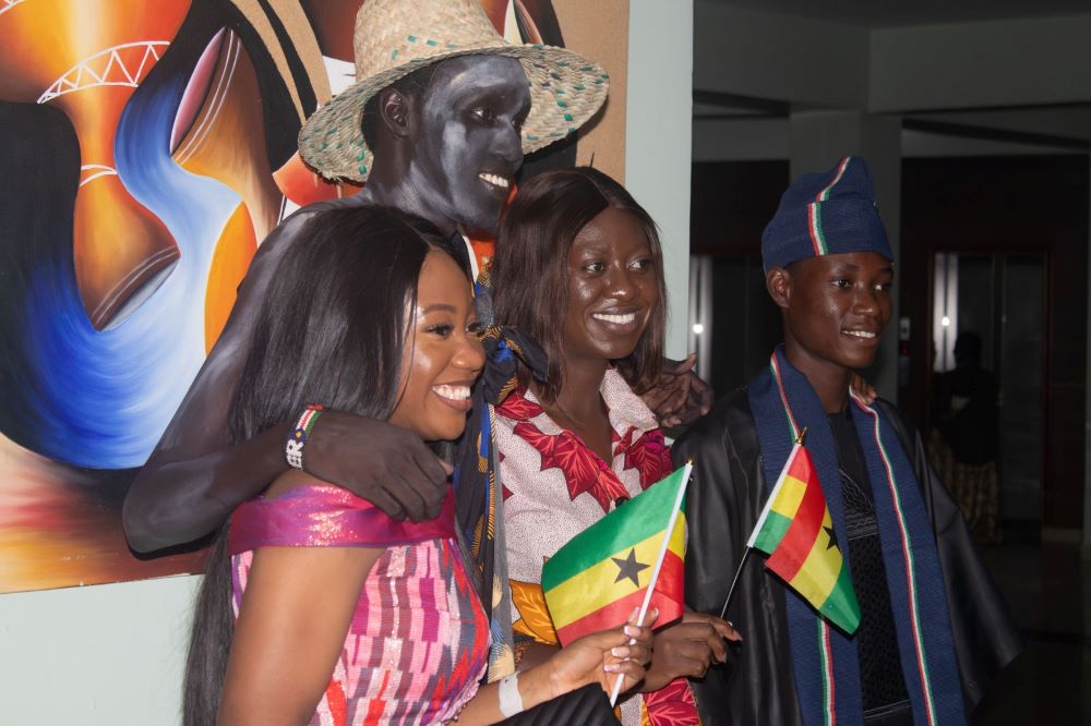 Cultural night where they had the opportunity to experience African cultures from represented countries. 