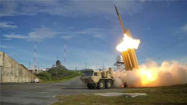 A Terminal High Altitude Area Defence interceptor is launched during a successful test