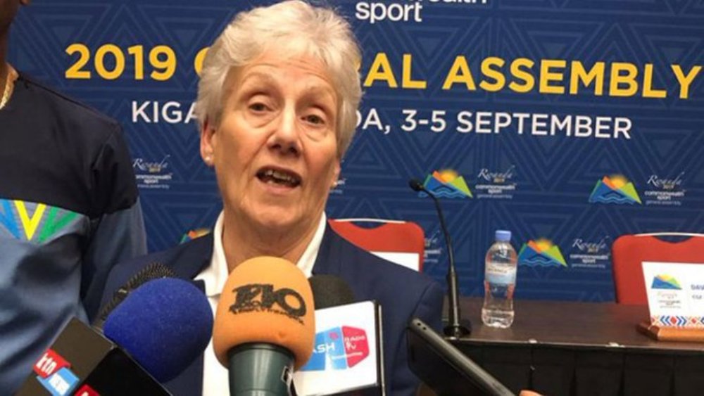 Dame Louise Martin, DBE: the President of the Commonwealth Games Federation