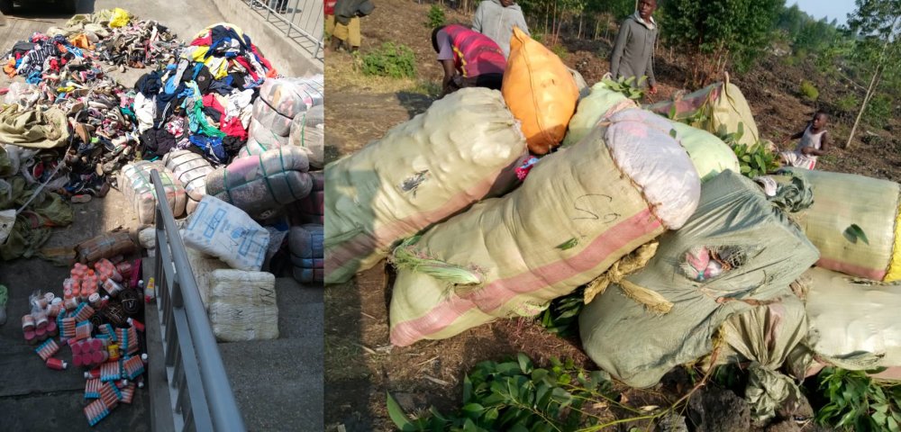 Some of the smuggled goods were seized