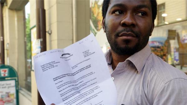 Eze Okafur, 32, lived in Iceland for four years before being deported