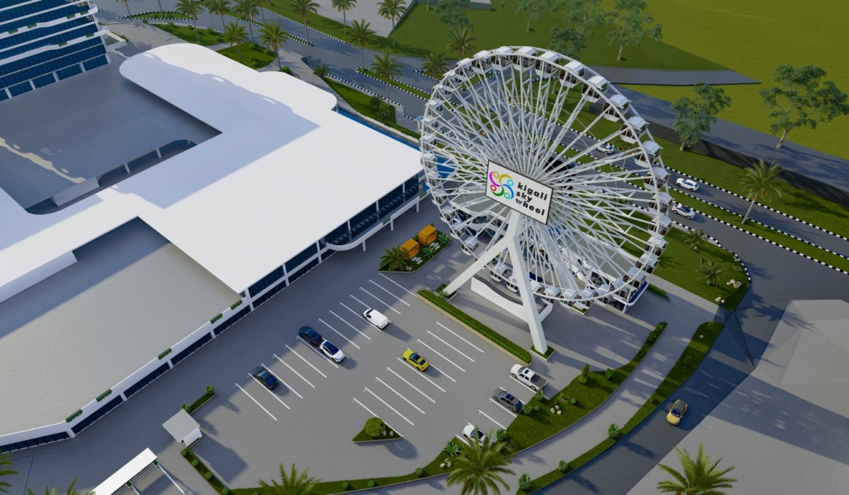 The $2.7 million 'Kigali Sky Wheel' project, which is underway at the site of the upcoming Inzovu Mall near the Kigali Convention Centre, will be the first of its kind in Rwanda. 