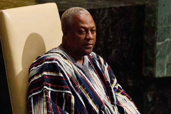 Ghana's President John Dramani Mahama. Ghana is among seven countries that faced the risk of elevated debt levels at the end of 2015.