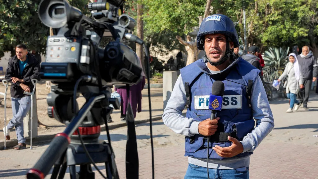 Al Jazeera correspondent Mohammed Qreiqeh was also killed in the attack targeting the journalists' tent, along with cameramen Ibrahim Zaher, Mohammed Noufal and Moamen Aliwa.