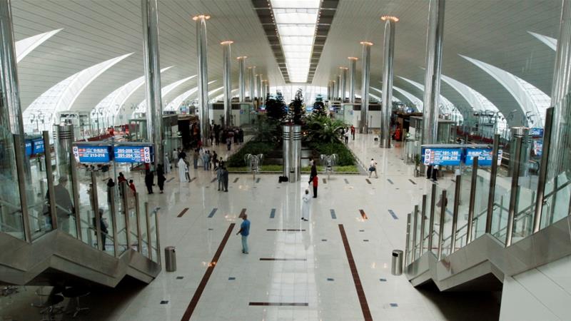 A general view of the Dubai International Airport