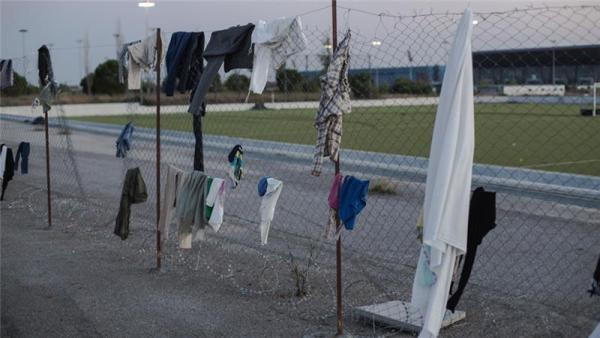 Conditions in Greece's Elliniko camp prompt anger among refugees