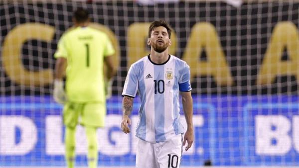 Messi missed a penalty during the penalty shootout against Chile in the Copa America final