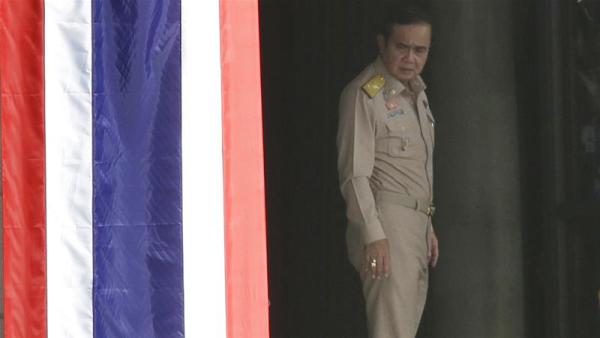 Prime Minister Prayuth Chan-ocha arrives at Government House in Bangkok in August 2016