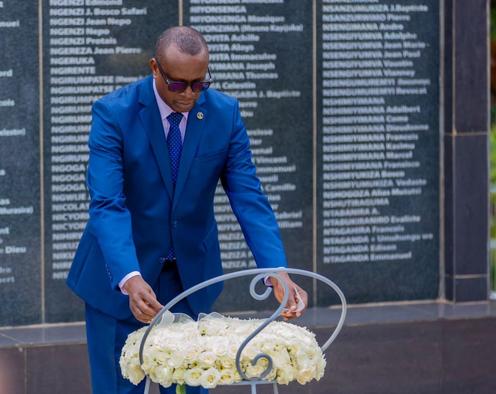 Dr. Bizimana Jean Damascène, Minister of National Unity and Civic Engagement emphasized that the 1994 Genocide against the Tutsi was the result of decades of harmful politics. 
