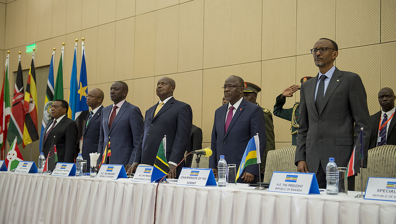 Rwanda is the current chair of the six-member regional bloc