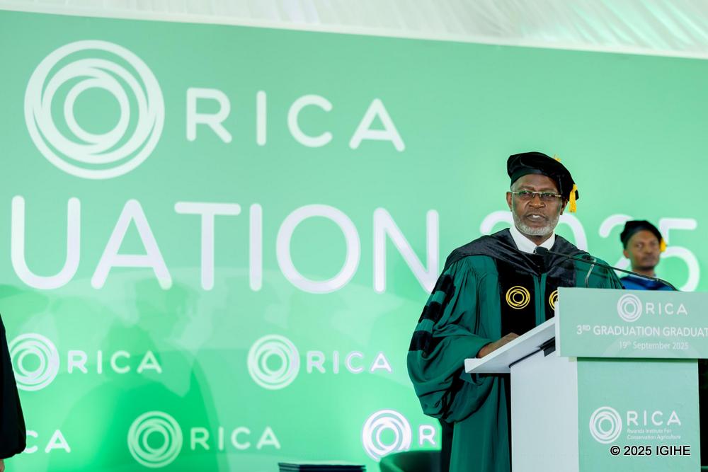 Dr. Olusegun Yerokun, Interim Vice Chancellor of RICA, also addressed the graduates, reminding them of the immense challenges facing agriculture globally.