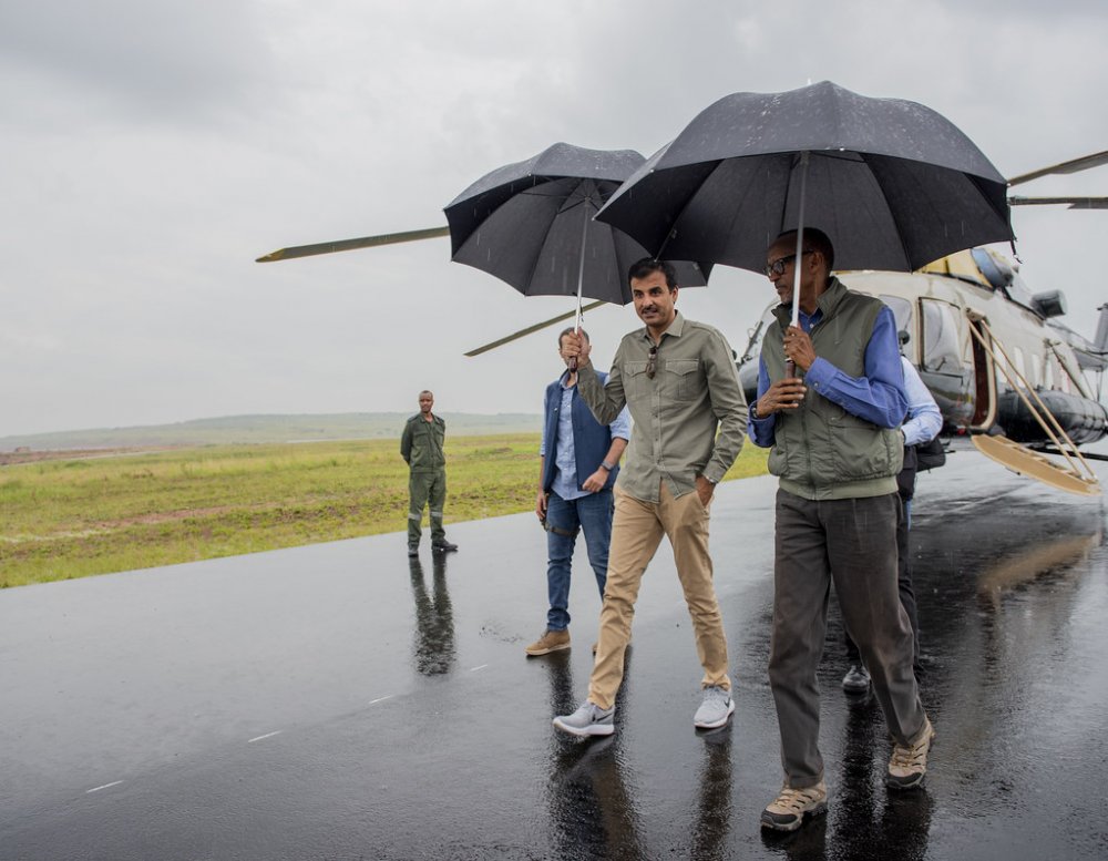 The Emir of Qatar, Sheikh Tamim bin Hamad Al Thani, made a state visit to Rwanda in April 2019 where he also visited the Akagera National Park together with President Paul Kagame