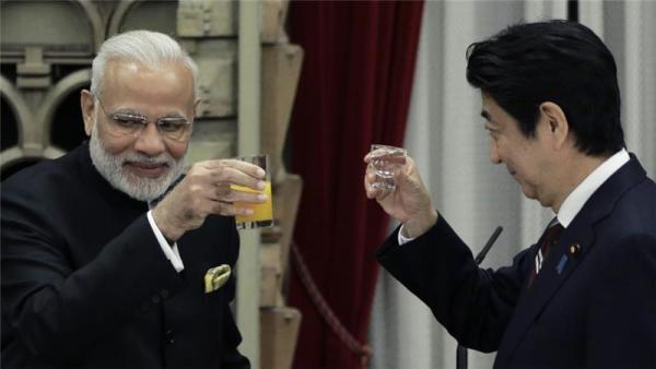 Abe and Modi are seeking to advance business and security cooperation