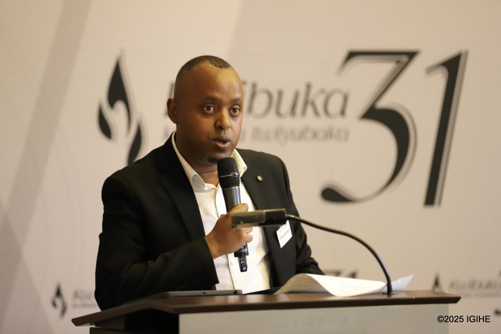 Christian Ngarambe, the Chairperson of Ibuka in Berlin reflected on the enduring resilience of survivors who have rebuilt both their lives and the nation.