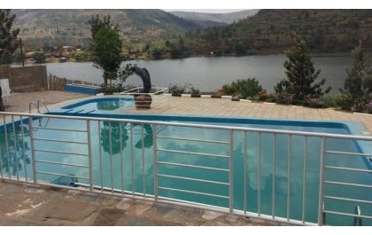 The pool in which the man drowned.