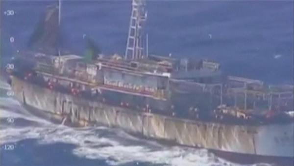 Argentina's navy said that the Chinese boat didn't heed to warning calls