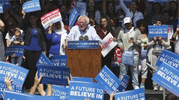 Sanders has vowed to take his campaign all the way to the Democrats' July 25-28 convention in Philadelphia
