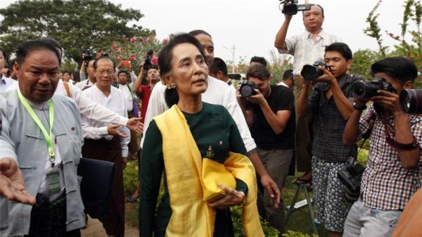 Aung San Suu Kyi led the NLD to a landslide victory in the November 8 general elections