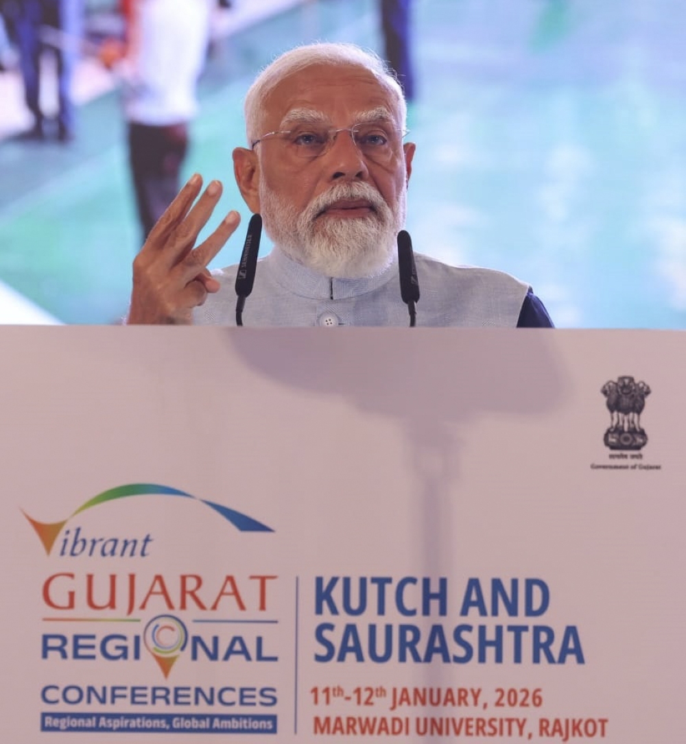 The Vibrant Gujarat Regional Conference was officiated by Prime Minister Narendra Modi.