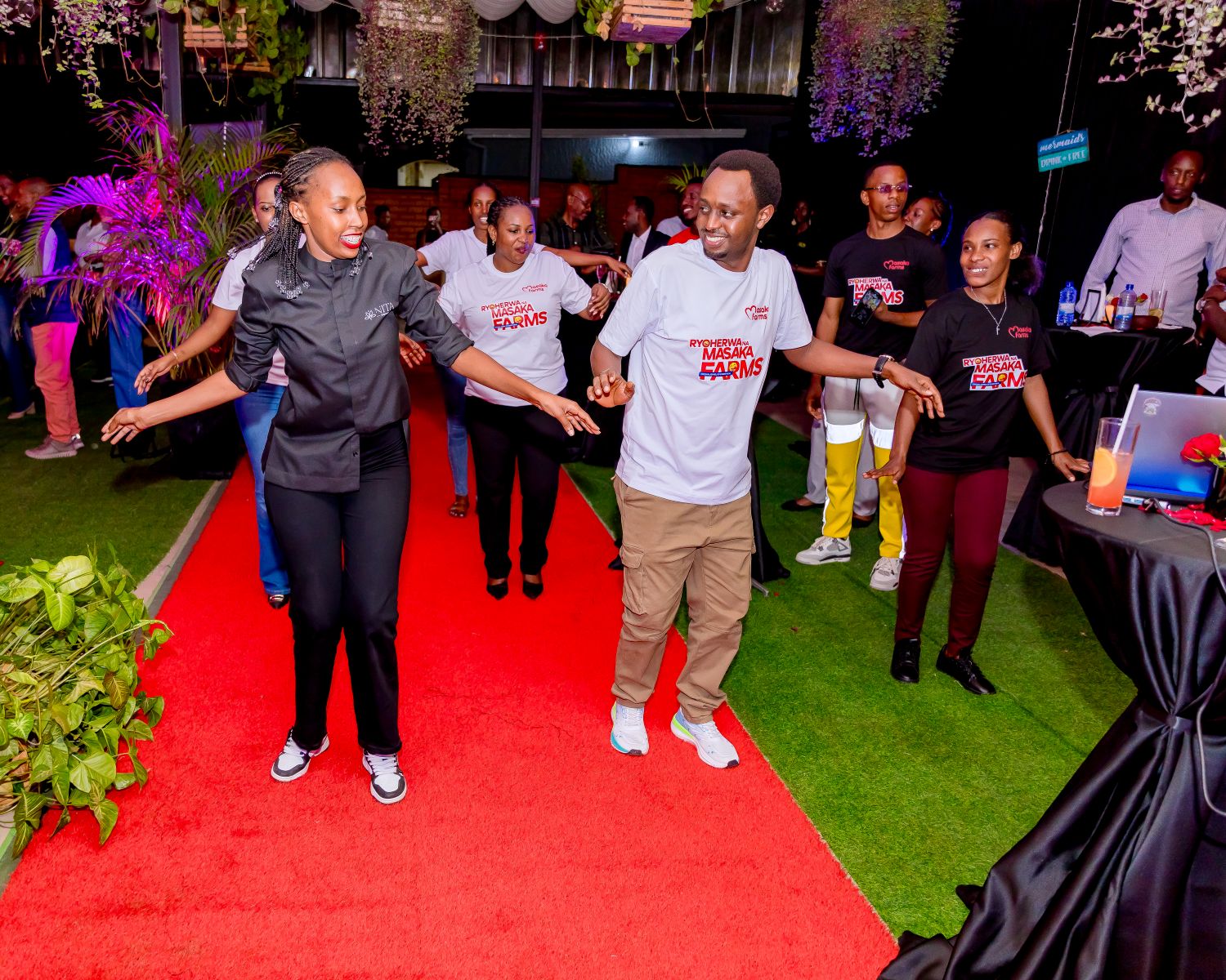 Lively beats and dance moves lit up the launch as Masaka Farms unveiled its new product.