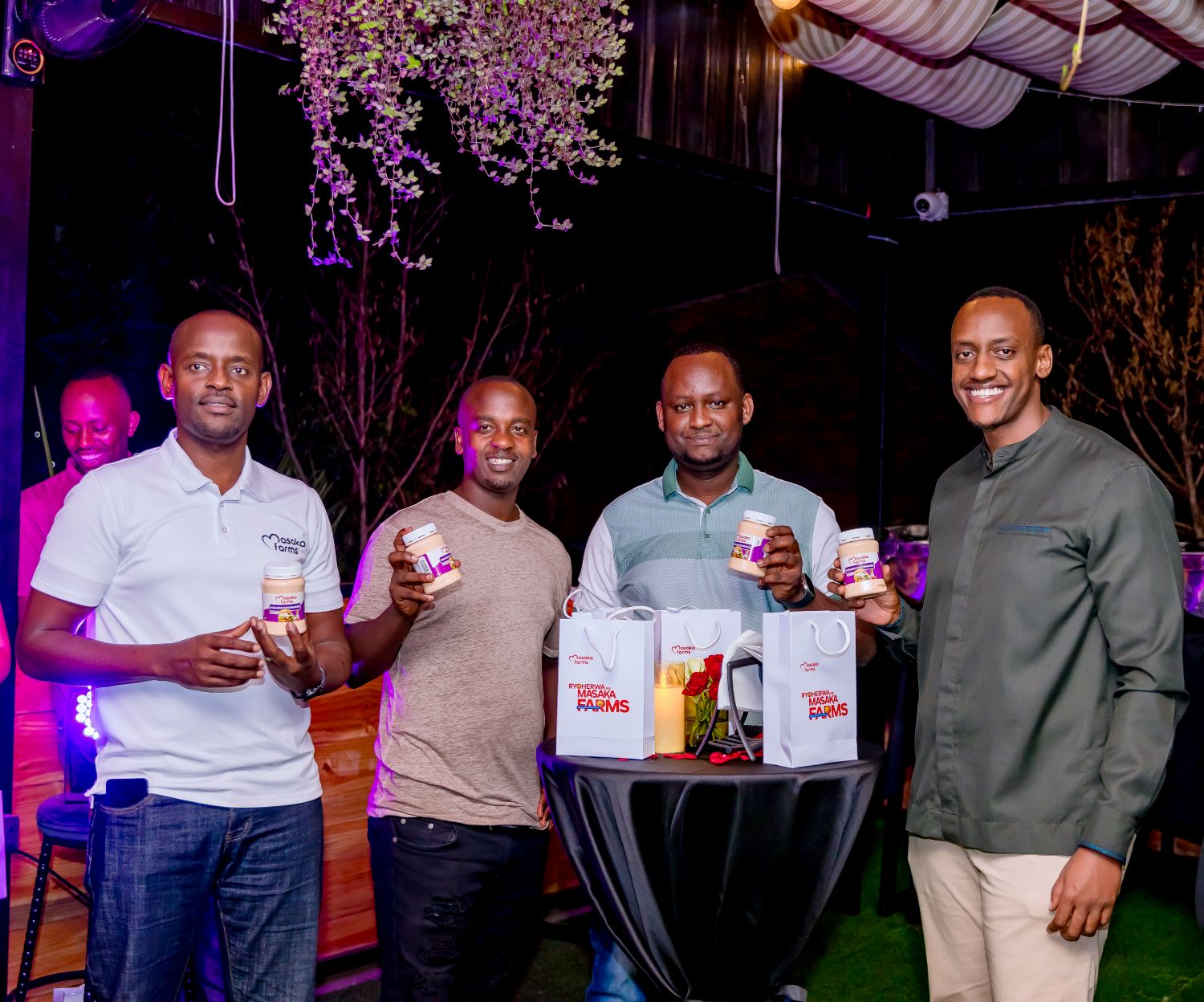 The unveiling of the egg-free product took place at Bicu Lounge in Kimihurura and was attended by Masaka Farms management, staff, and various partners.