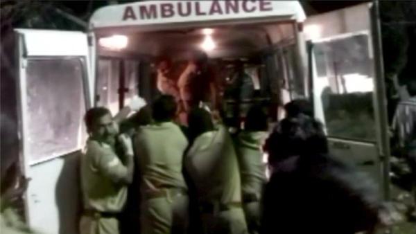 More than 200 people were injured after a fire broke out as people gathered for a firework display