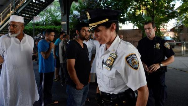 Local Bangladeshi community members held a rally after the shooting