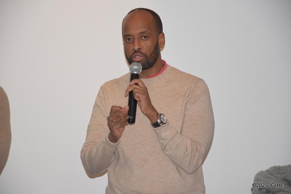 Gilles Bazambanza, then owner of 'Kunoza' coffee brand was commended for sponsoring the DRB - Business event. 