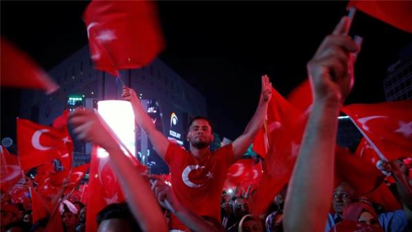 Nighttime rallies were held in cities across the country