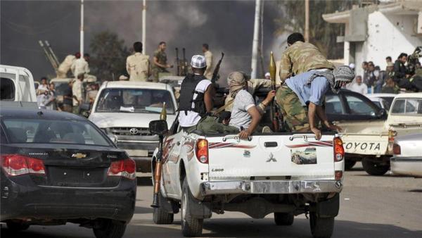 Rival militias clash in southern Sabha city in this March 2012 file photo