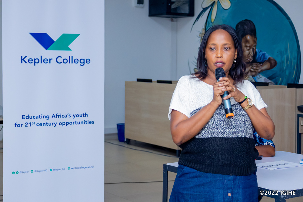 Jane Kayihunga, the Human Resource Manager at Kepler said that the College is committed to promote gender balance.