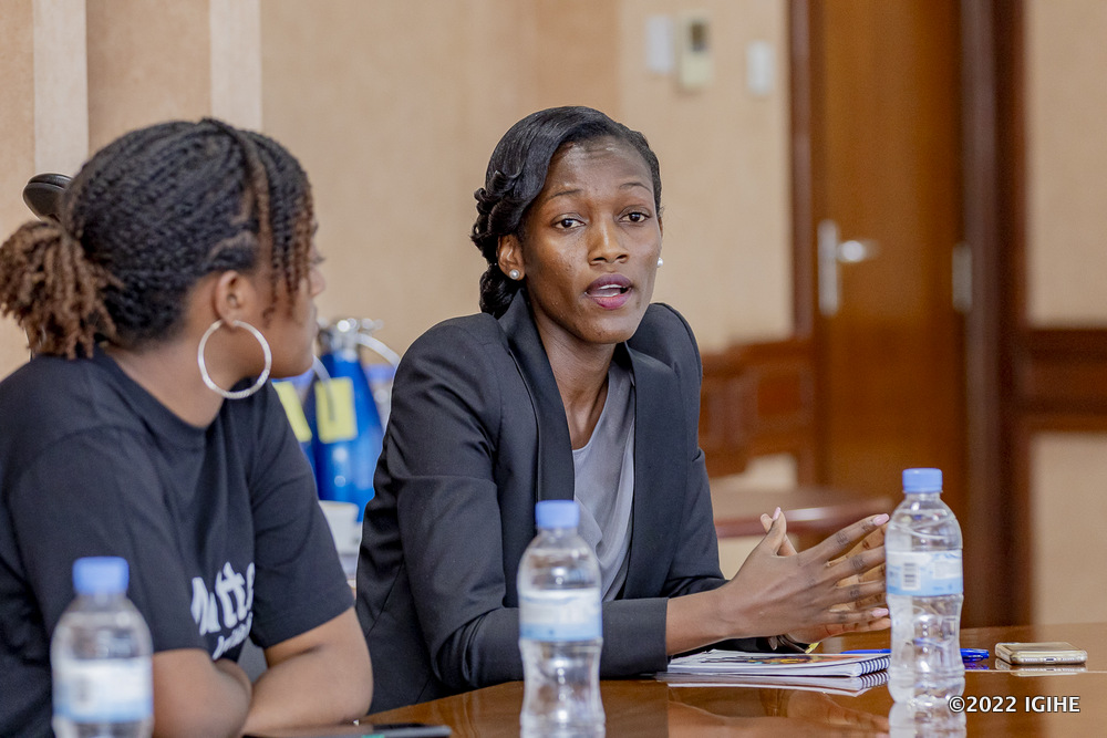 Divine Ingabire, I Matter Initiative Executive Director expressed gratitude for the donation. 