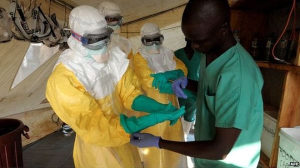 Healthcare workers were among those most at risk of catching Ebola