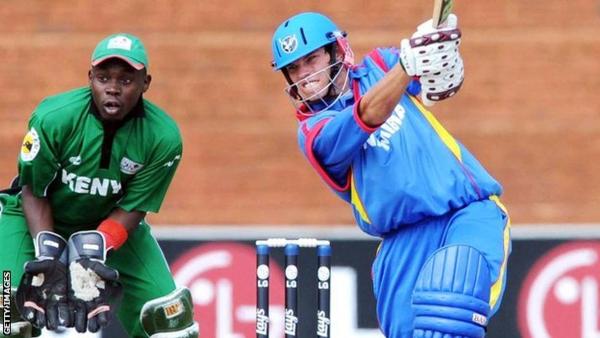 Raymond van Schoor (right) served as both captain and vice-captain of Namibia