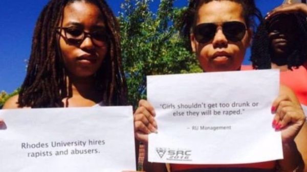 The students want allegations of rape to be taken seriously