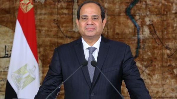 On TV, Mr Sisi again warned of "evil" forces conspiring against Egypt
