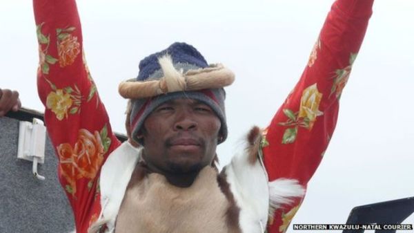 Gcabashe received a hero's welcome from fans who believed he was a deceased Zulu musician