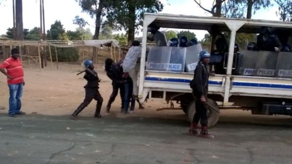 Police removed road blocks