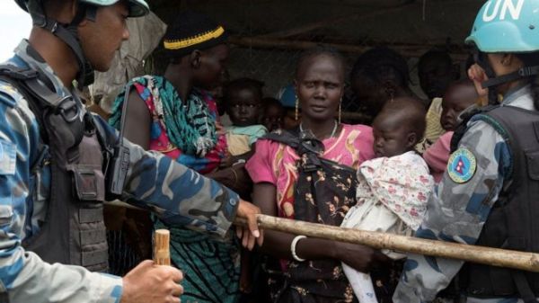 Hundreds were killed in clashes, and many more displaced, last month