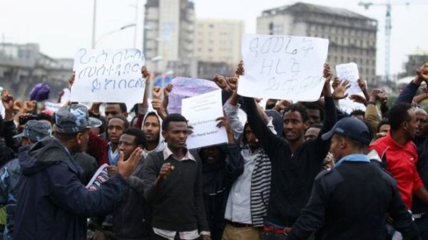 Rallies have continued across Ethiopia despite a protest ban announced on Friday