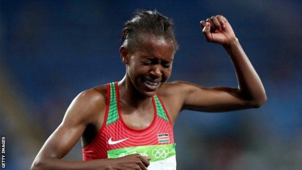 Kipyegon added Olympic gold to the silver she won at last year's World Championships in Beijing