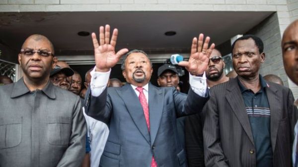Mr Ping announced his victory to supporters in Libreville on Sunday