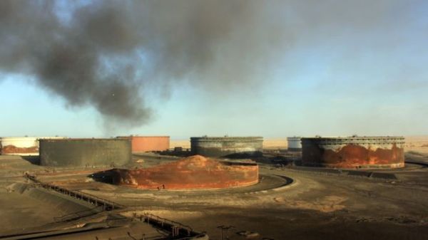 Sidra - seen here earlier this year - is one of the oil terminals on Libya's Mediterranean coast
