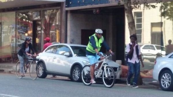 The City of Johannesburg had introduced cycling lanes to encourage people to cycle and not drive