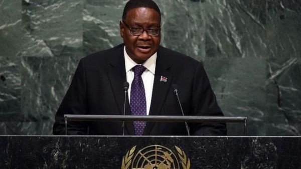 President Peter Mutharika travelled to the United States to speak at the UN General Assembly