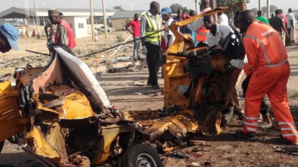 The two bombers were driving motorised rickshaws, officials said