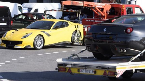 These are two of the cars which were seized