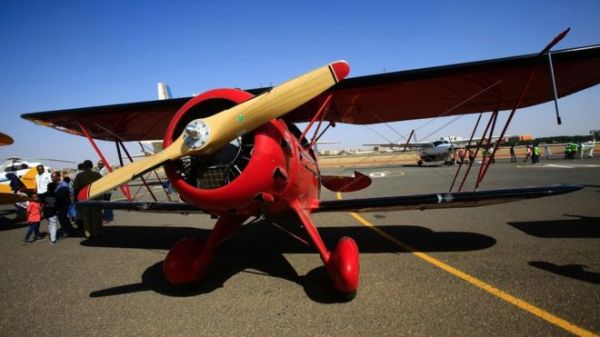 The vintage planes had taken off from Sudan for the three-hour flight into Ethiopia