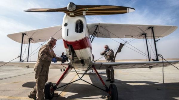 The vintage planes had taken off from Sudan for the three-hour flight into Ethiopia